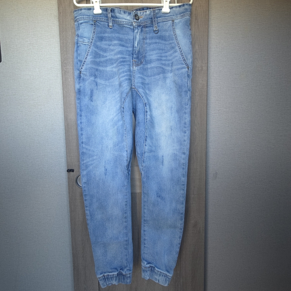 Hyper Denim Men's Light Blue Jogger Jeans Size 32